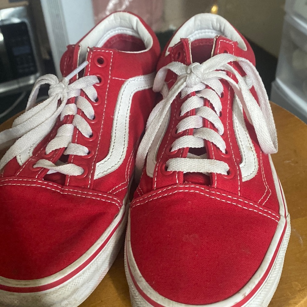 Red Old School Vans